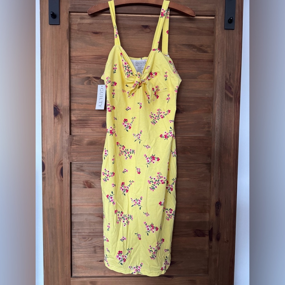 New Guilty yellow dress Large